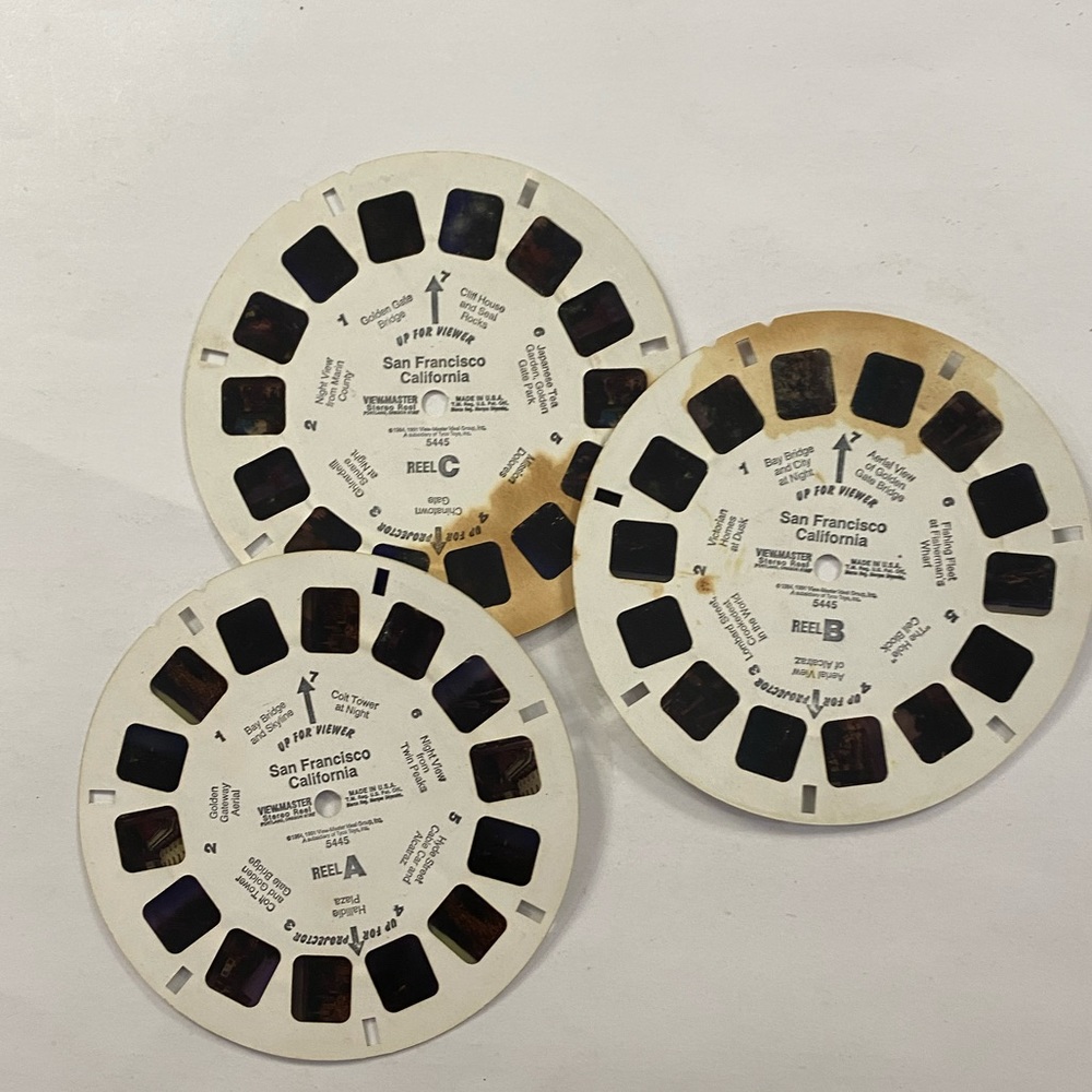 San Francisco, California View-Master Reel Slides